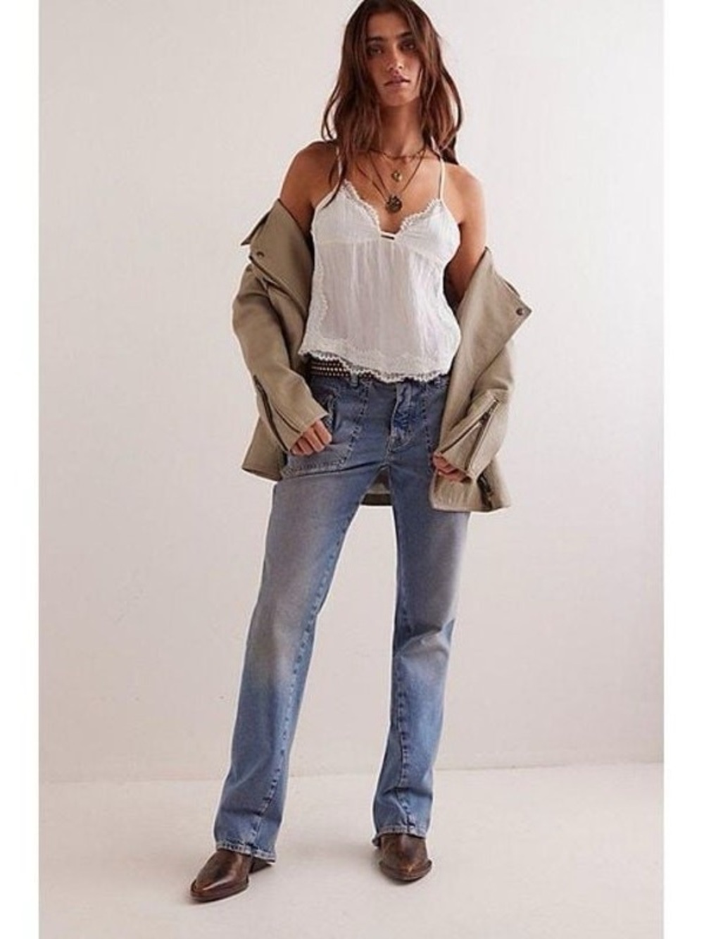 Brand new FREE PEOPLE We The Free Carnivale Bootcut Jeans $148 SIZE 28